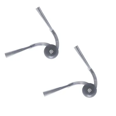 Set doua perii laterale PAA-home de culoare neagra compatibile cu aspiratoarele robot Roborock Qrevo Curv / Saros / QR / Q10 S5 /Q10 X5