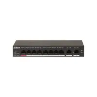 Switch cu 10 porturi Gigabit Dahua CS4010-8GT-110, 8 porturi PoE, 10/100/1000 Mbps, cu cloud management