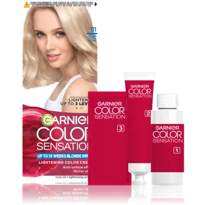 Garnier Color Sensation culoare par culoare 111 Silver Ultra Blond 1 buc