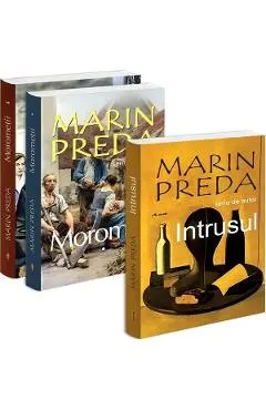 Pachet 3 carti: Marin Preda. Intrusul + Morometii Vol.1 + Vol.2