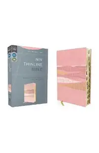 Niv, Thinline Bible, Leathersoft, Pink, Red Letter, Thumb Indexed, Comfort Print
