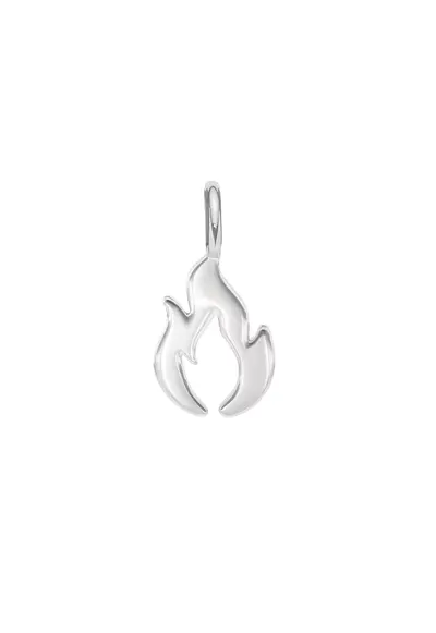 Pandantiv placat cu argint 925 Flame