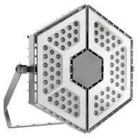 Corp de iluminat supendat pentru hala ESALITE FL - 24K - 60° OPTIC - DALI - 4000 K (CRI 80) - IP66 - CLASS I - RAL 9006 GREY