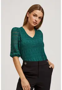 Bluza din maneci verde - Verde