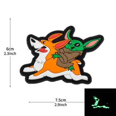 Patch Velcro Baby Yoda & Corgi – Cute Tactical Duo - Default Title