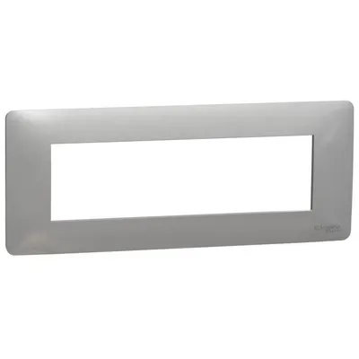 Rama Unica Studio 7 module Schneider Noua Unica NU210730, aluminiu