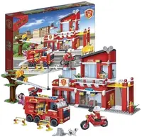 Constructor BanBao - Stație de pompieri, 828 piese