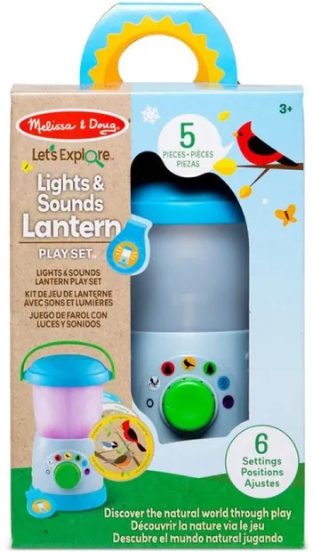 Melissa & Doug - Set de lampioane muzicale cu 6 culori și accesorii