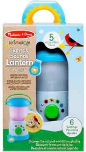 Melissa & Doug - Set de lampioane muzicale cu 6 culori și accesorii