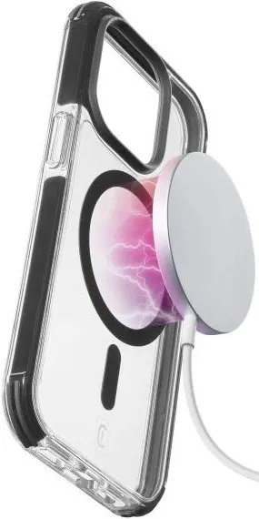 Husă Cellularline - Tetra Mag, iPhone 15 Pro, transparent