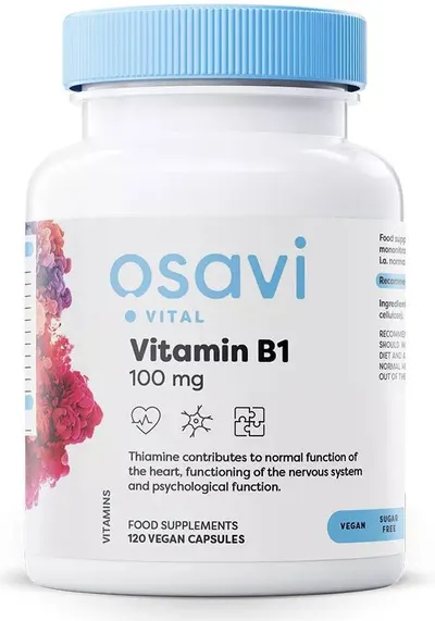 Vitamin B1, 100 mg, 120 capsule, Osavi