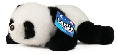 Jucărie de pluș Rappa Lazy Animals - Panda culcat, 29 cm