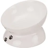 Castron ceramic pentru pisici Trixie Alb 0,15l 13 cm
