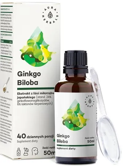 Ginkgo Biloba, 50 ml, Aura Herbals
