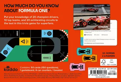 Joc de societate - Grand Prix Trivia Game (EN)