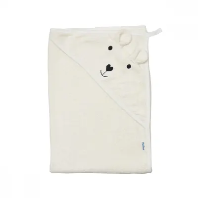 Prosop de baie din bumbac Twins Bear 100x100 cm bej