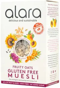 Fruity Oats Gluten Free Muesli, 500 g, Alara