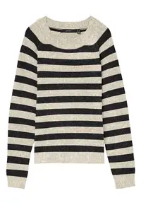 Pulover dama bej si negru - material confortabil