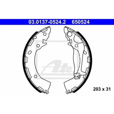 Set saboti frana ATE 03.0137-0524.2
