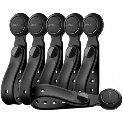 Organizator Cabluri Joyroom JR-ZS422, Magnetic, Set 6 Bucati, Negru