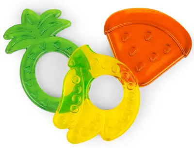 Set de jucării pentru bebeluși Bright Starts - Textured Teethers, 3 buc