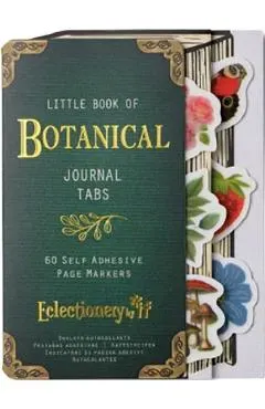 Semne de carte adezive. Jurnal eclectionery tabs. Botanical