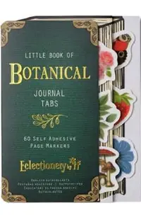 Semne de carte adezive. Jurnal eclectionery tabs. Botanical