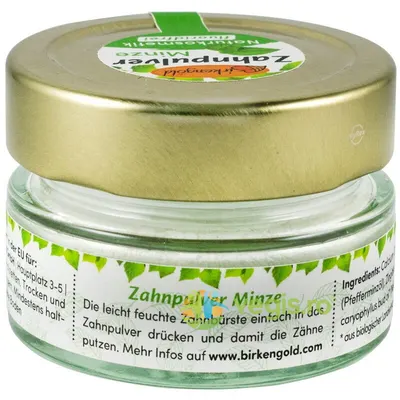 Pulbere pentru Dinti cu Menta si Xylitol 30g
