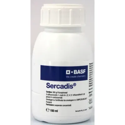 Sercadis 150 ml, fungicid sistemic, BASF, fainare (vita de vie, mar, par), rapan (mar, par) - Default Title
