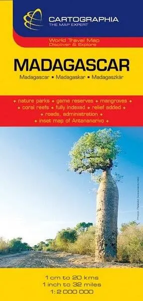 Hartă rutieră Madagascar - Paperback - ***