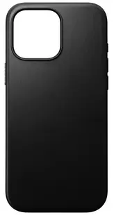 Husă Nomad - Modern Leather, iPhone 16 Pro Max, MagSafe, negru