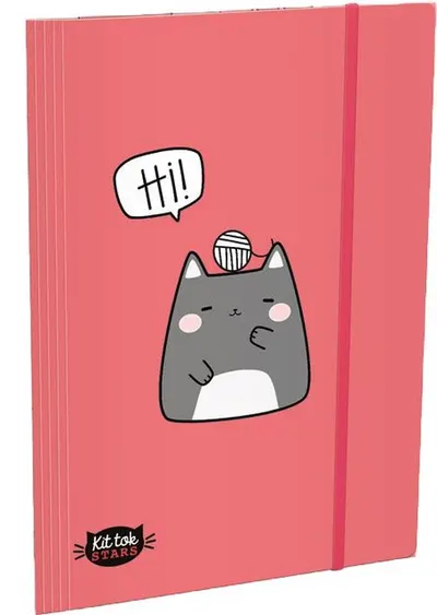 Dosar cu bandă elastică Lizzy Card Kittok Catt - A4