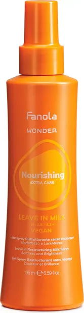 Fanola Wonder Nourishing spray-lapte regenerant pentru păr, fără clătire, 195 ml
