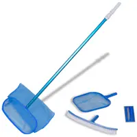 Set de curatare a piscinei 1 perie 2 skimmere 1 tub telescopic