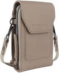 Geantă de umăr Bugatti Almata – Crossbody, cu capac, nisip