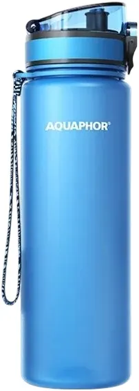 Sticlă de apă filtrantă Aquaphor - City, Filter, 0.8 l, albastru deschis