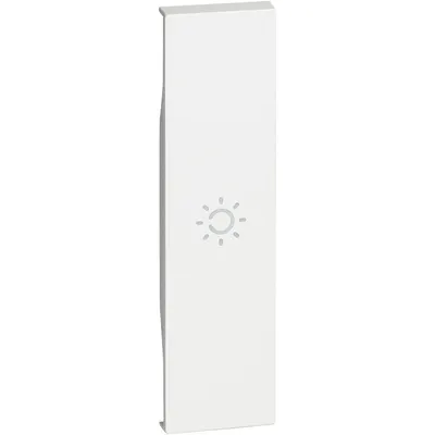 Tasta iluminabila 1 modul Bticino Living Now KW01A, alb