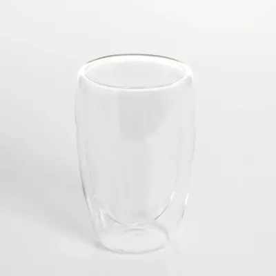 Pahar din sticla cu perete dublu, 450 ml