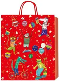 Pungă cadou Pentru copii - 18 х 23 х 8 cm, roşu