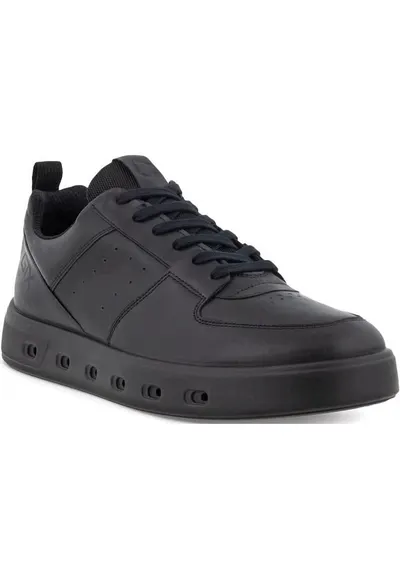 Tenisi barbati piele naturala - negru - variante - Negru
