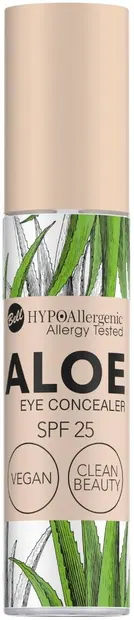 Bell HYPOAllergenic Corector lichid pentru ochi cu aloe vera , SPF25, 002 Peach, 4.8 g