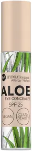 Bell HYPOAllergenic Corector lichid pentru ochi cu aloe vera , SPF25, 002 Peach, 4.8 g