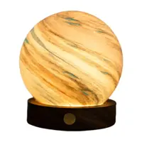 Decorațiune luminoasă maro/în culoare naturală închisă cu USB ø 8 cm Polar Cloud – Gingko