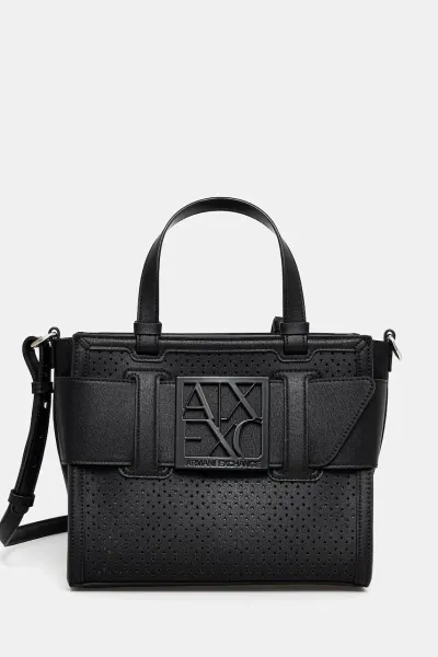 Armani Exchange geantă crossbody pentru femei, cu imitație de piele