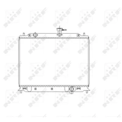 Radiator, racire motor NRF 53492