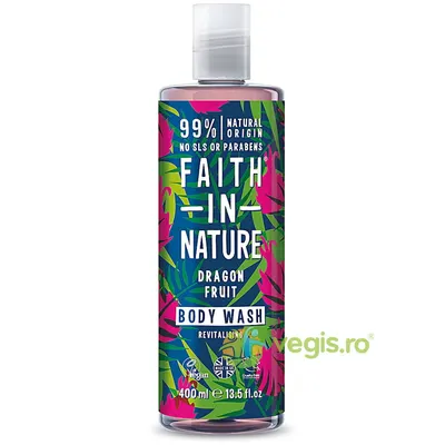 Gel de Dus Natural Revitalizant cu Fructul Dragonului 400ml