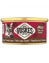 VOSKES Jelly Tuna with Dentex 85 g hrană umedă complementară pentru pisici, cu 100% ton și dentex în jeleu