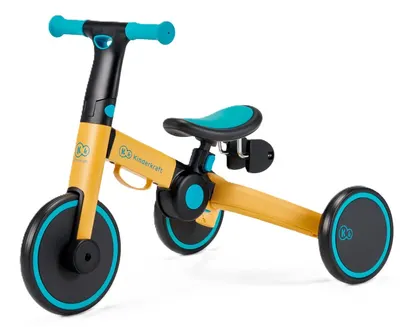 Triciclu 3 în 1 KinderКraft - 4trike, Yellow