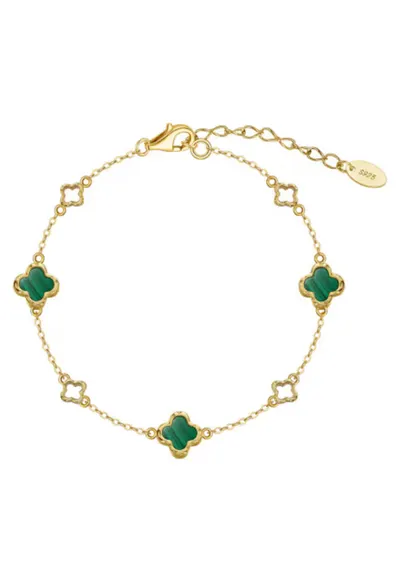 Bijuterii Clover cu Trifoi - Argint 925 - pentru femei - - Verde