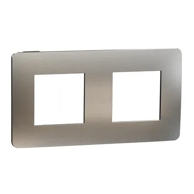Placa ornament, Unica Studio Metal, doua module, aluminiu